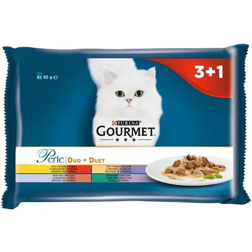 Gourmet Υγρή Τροφή για Ενήλικες Γάτες σε Φακελάκι με Σολομό 85gr - Image 1