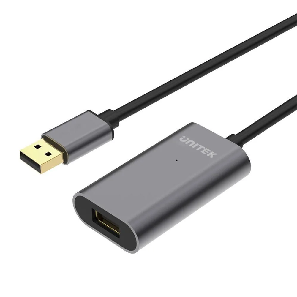 Unitek USB 2.0 Cable USB-A male - USB-A female 5m (Y-271) - Image 1