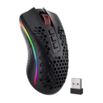 Redragon Storm Pro RGB Ασύρματο Gaming Ποντίκι 16000 DPI Μαύρο