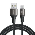 Joyroom Light-speed ​​series Sa25-ac6 USB 2.0 Cable USB-C male - USB-A 100W Μαύρο 1.2m