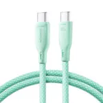 Joyroom Multi-color Series Sa34-cc3 USB 2.0 Cable USB-C male - USB-C 60W Πράσινο 1m