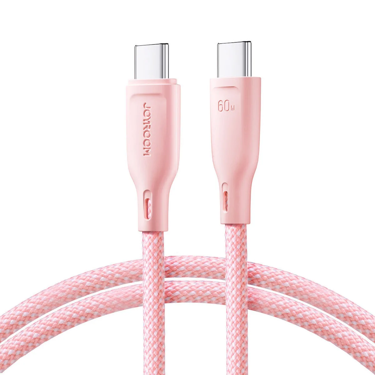 Joyroom Multi-color Series Sa34-cc3 USB 2.0 Cable USB-C male - USB-C 60W Ροζ 1m - Image 1