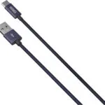 Yenkee Braided USB 2.0 Cable USB-C male - USB-A Μπλε 1m YCU 301 BE