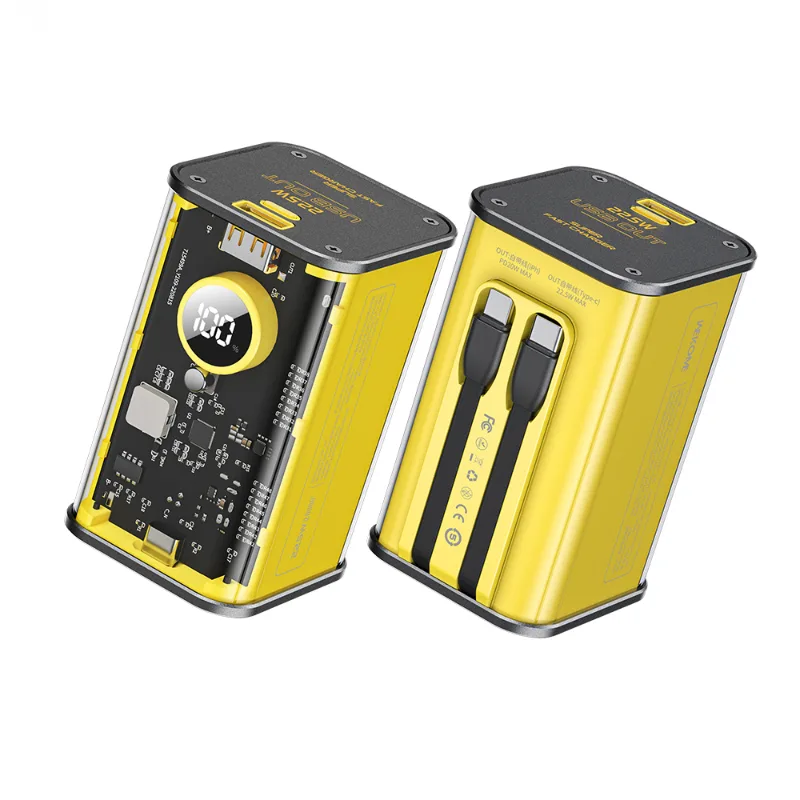 WK WP-347 Power Bank 20000mAh 20W Power Delivery Κίτρινο - Image 1