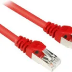 Sharkoon S/FTP Cat.6 Καλώδιο Δικτύου Ethernet 1.5m Κόκκινο 1τμχ