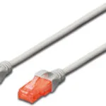 Digitus U/UTP Cat.6 Καλώδιο Δικτύου Ethernet 0.5m Γκρι 1τμχ DK-1612-005