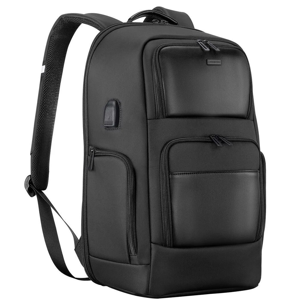 20231020121249_modecom_creative_tsanta_platis_gia_laptop_15_6_se_mayro_chroma Modecom Creative Τσάντα Πλάτης για Laptop 15.6" με Θύρα USB σε Μαύρο χρώμα - Image 1