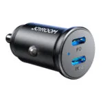 Joyroom JR-CCN06 Φορτιστής Αυτοκινήτου 30W 3A Γρήγορης Φόρτισης με Θύρες: 2xType-C Μαύρο Χρώμα