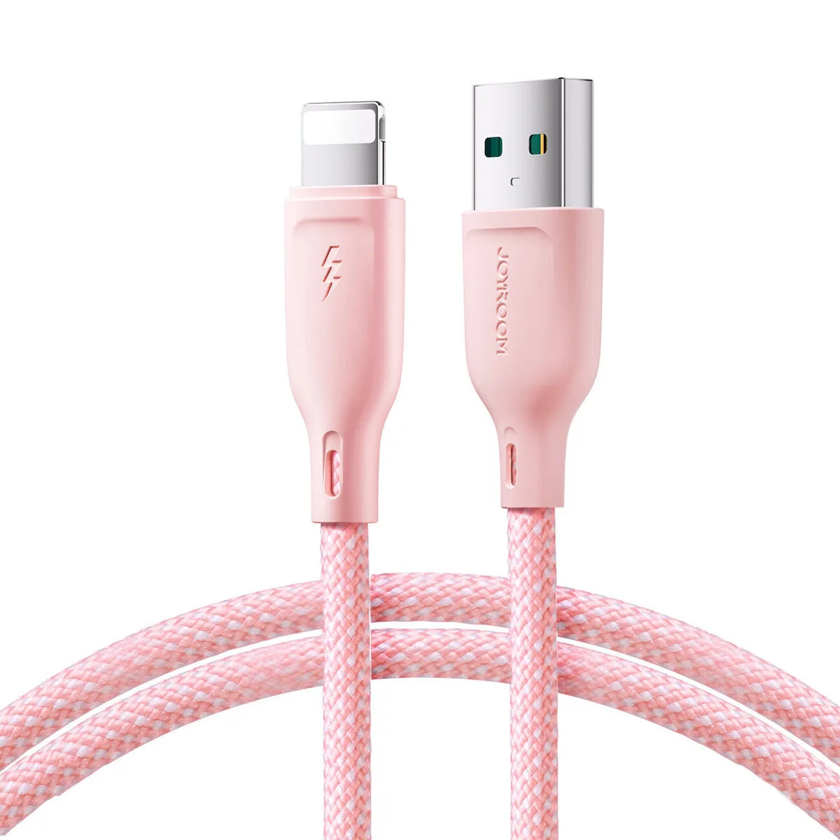 Joyroom Series Braided USB-A to Lightning Cable Ροζ 1m (SA34-AL3) - Image 1