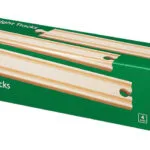 Brio Toys Long Straight Tracks Ράγες Σιδηρόδρομου από Ξύλο 33341