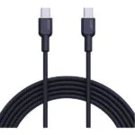Aukey USB 2.0 Cable USB-C male - USB-C 60W Μαύρο 1.8m (AKAUKKUCBNCC2BL)
