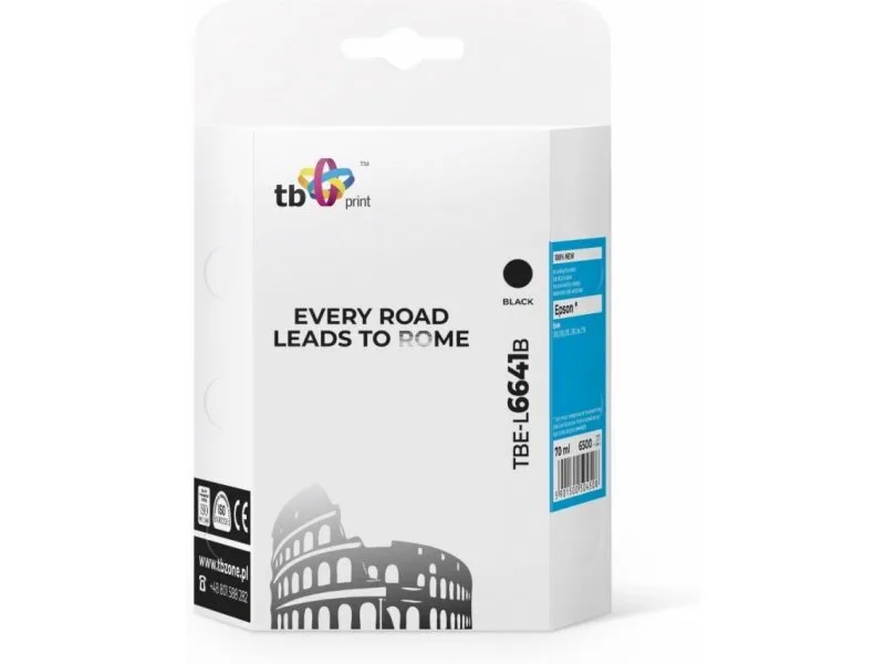 TB Print Συμβατό Μελάνι Εκτυπωτή InkJet Epson Μαύρο 1τμχ ERTBPE00006641B - Image 1