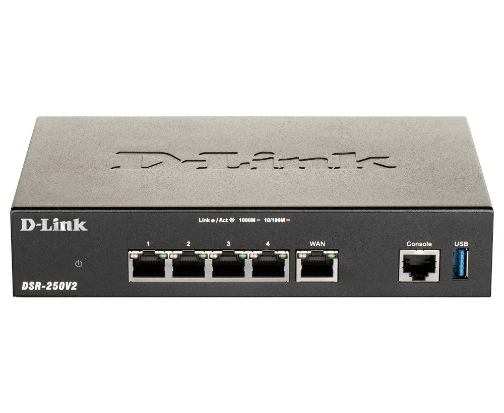 D-Link DSR-250 v2 Router με 4 Θύρες Gigabit - Image 1