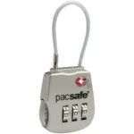 Pacsafe Prosafe Ατσάλινο Λουκέτο Πέταλο Συνδυασμού με Πιστοποίηση TSA Ασημί 10250705