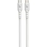 Tb Energy USB 2.0 Cable USB-C male - USB-C 100W Λευκό 1m AKTBXKUCC2SI10W