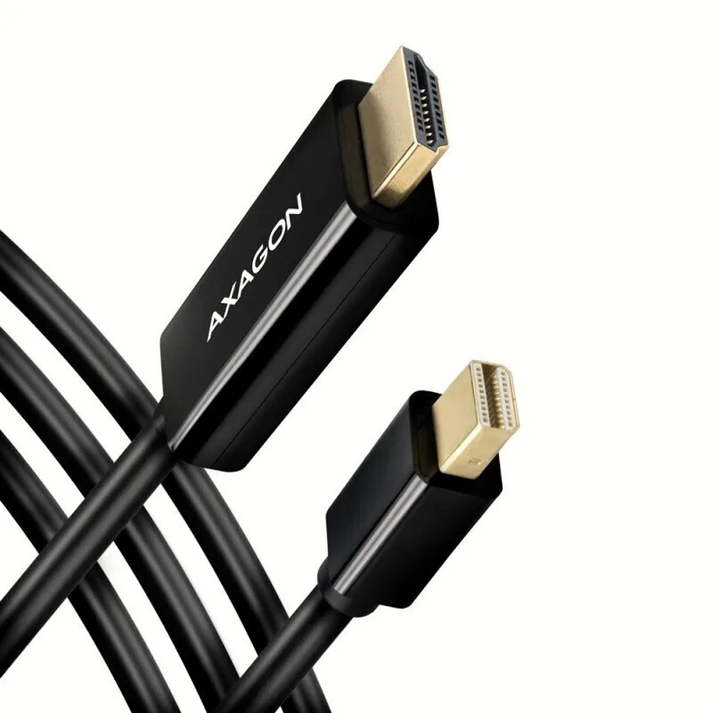 Axagon Cable DisplayPort male - mini DisplayPort male 18m Μαύρο (AKAXNHVHI14C201) - Image 1