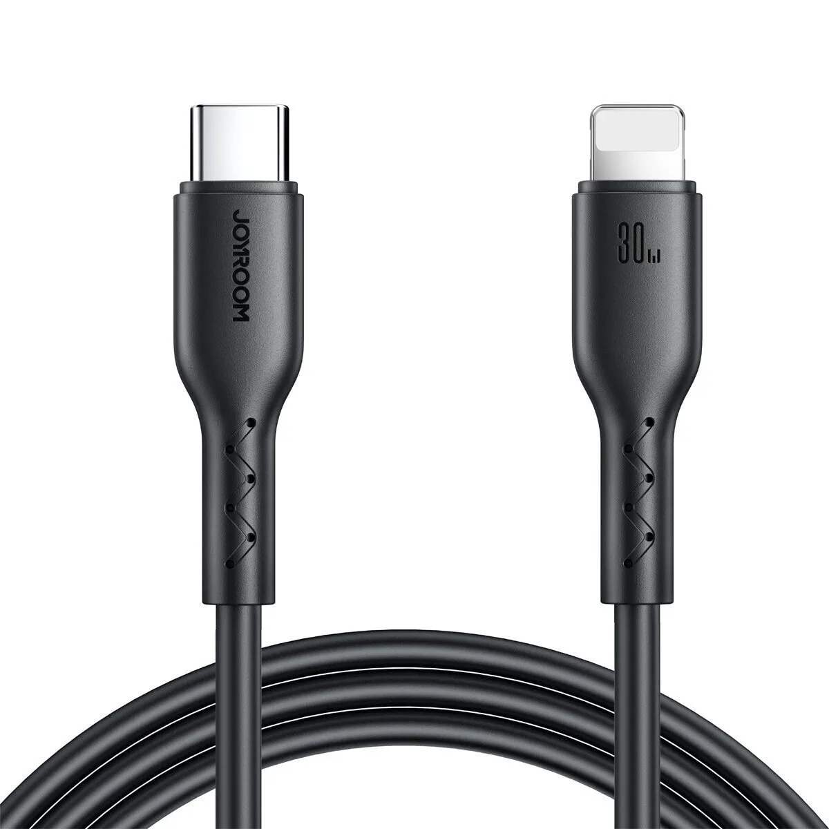 Joyroom SA26-CL3 Braided USB-C to Lightning Cable 30W Μαύρο 1m - Image 1