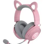 Razer Kitty V2 Pro Over Ear Gaming Headset με σύνδεση USB Quartz