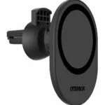 Otterbox Βάση Κινητού Αυτοκινήτου με Θήκη και Ασύρματη Φόρτιση Μαύρη 78-80445