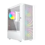 Gembird Fornax 4000 Gaming Midi Tower Κουτί Υπολογιστή με RGB Φωτισμό Λευκό
