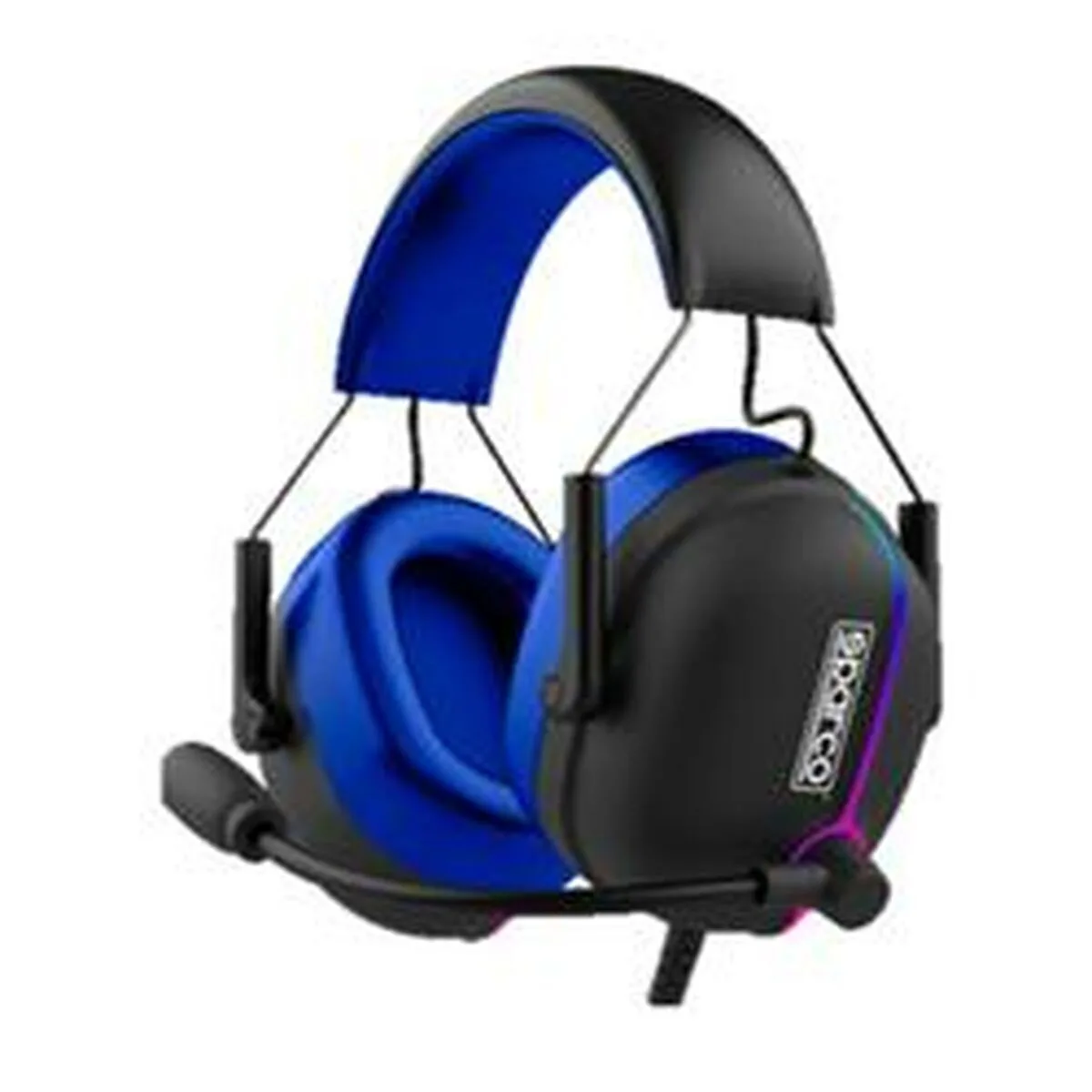 Sparco Grand Prix Over Ear Gaming Headset με σύνδεση 3.5mm Black / Blue - Image 1