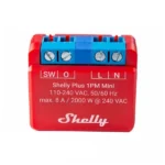 Shelly Plus 1PM Mini Smart Switch Dimmer 1 Καναλιού Wi-Fi, Bluetooth & RF 8A SNSW-001P8EU
