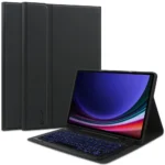 Tech-Protect SC PEN Flip Cover με Πληκτρολόγιο στα Αγγλικά US Μαύρη (Galaxy Tab S9 FE / Galaxy Tab S9 / Galaxy Tab S10 FE / Galaxy Tab S10 Lite)