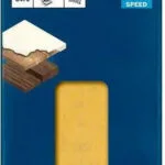 Bosch Φύλλο Λείανσης Έκκεντρου Τριβείου K400 80x80mm Σετ 10τμχ 260890088