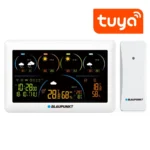 Blaupunkt 13-WS50WH Ασύρματος Μετεωρολογικός Σταθμός Ψηφιακός Επιτραπέζιος Λευκός