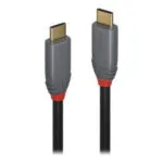 Lindy Anthra Line USB 2.0 Cable USB-C male - USB-C 100W Μαύρο 1.5m (36902)