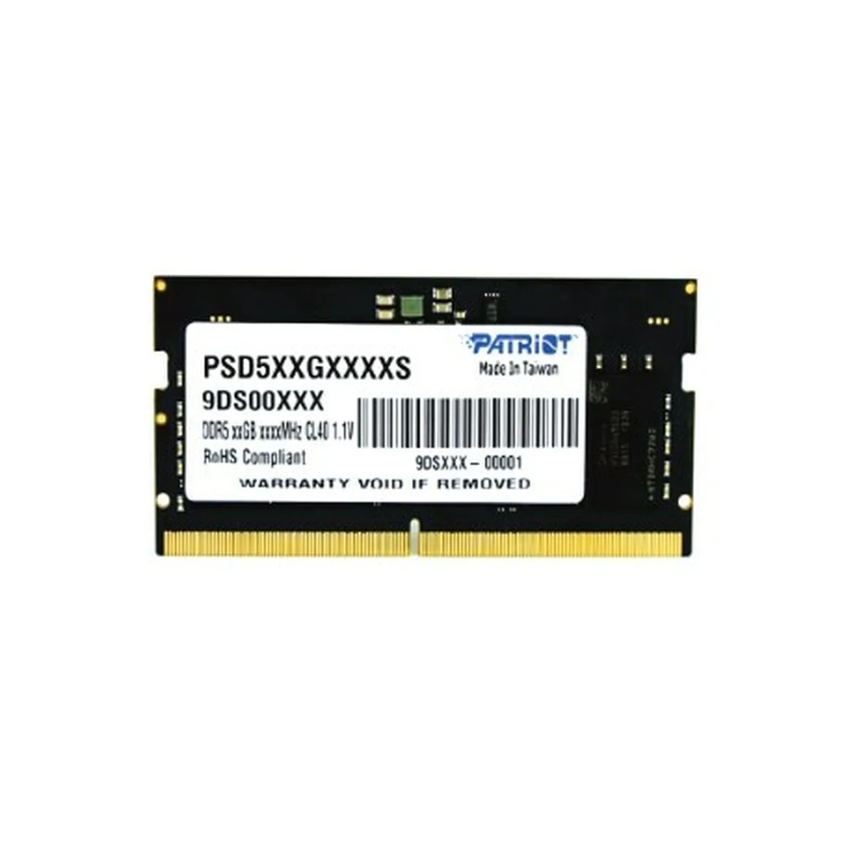 20231128165925_patriot_signature_16gb_ddr5_ram_me_tachytita_4800_gia_desktop_psd516g480081s Patriot Signature DDR5 με Module 1x16GB και Ταχύτητα 4800 για Laptop PSD516G480081S - Image 1
