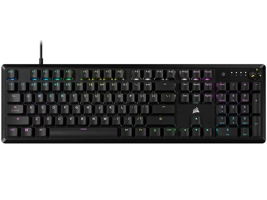 Corsair K70 Core RGB Gaming Μηχανικό Πληκτρολόγιο με Corsair MLX Red διακόπτες και RGB φωτισμό (Αγγλικό US) - Image 1
