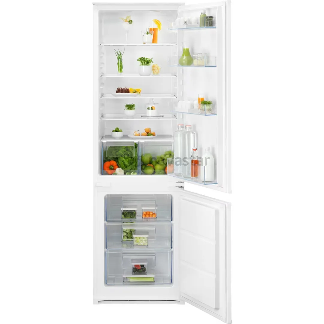 Electrolux Εντοιχιζόμενος Ψυγειοκαταψύκτης 271lt NoFrost Υ177.2xΠ54.6xΒ54.9εκ. Λευκός LNS5LE18S - Image 1