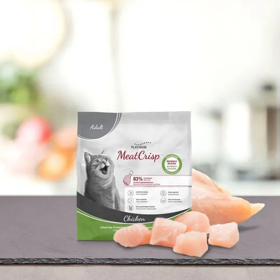 Platinum Pet Food & Care MeatCrisp Adult Ξηρά Τροφή χωρίς Γλουτένη για Ενήλικες Γάτες με Κοτόπουλο 0.4kg - Image 1
