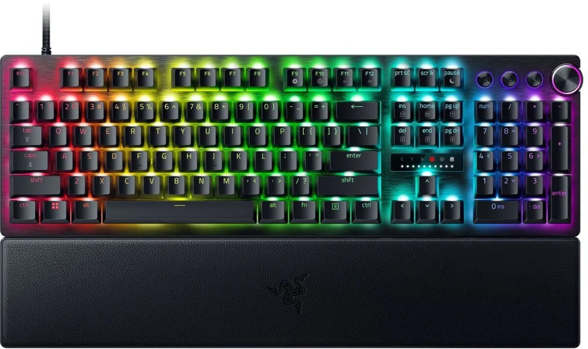 Razer Huntsman V3 Pro Analog Οπτικό Gaming Πληκτρολόγιο με Razer Analog Optical Gen-2 διακόπτες και RGB φωτισμό (Αγγλικό US) - Image 1