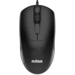 Nilox MOUSB1011 Ενσύρματο Ποντίκι Μαύρο