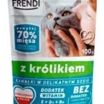Frendi Υγρή Τροφή για Ηλικιωμένες Γάτες σε Φακελάκι με Κουνέλι 100gr 350969
