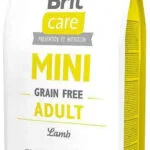 Brit Care Mini Grain Free 7kg Ξηρά Τροφή χωρίς Σιτηρά & Γλουτένη για Ενήλικους Σκύλους Μικρόσωμων Φυλών με Αρνί