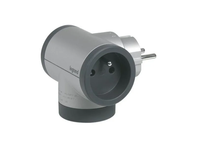 20240108135006_legrand_tripli_choneyti_priza_reymatos_allgrpa04943900 Legrand Ταφ με USB-A Γκρι ALLGRPA04943900 - Image 1