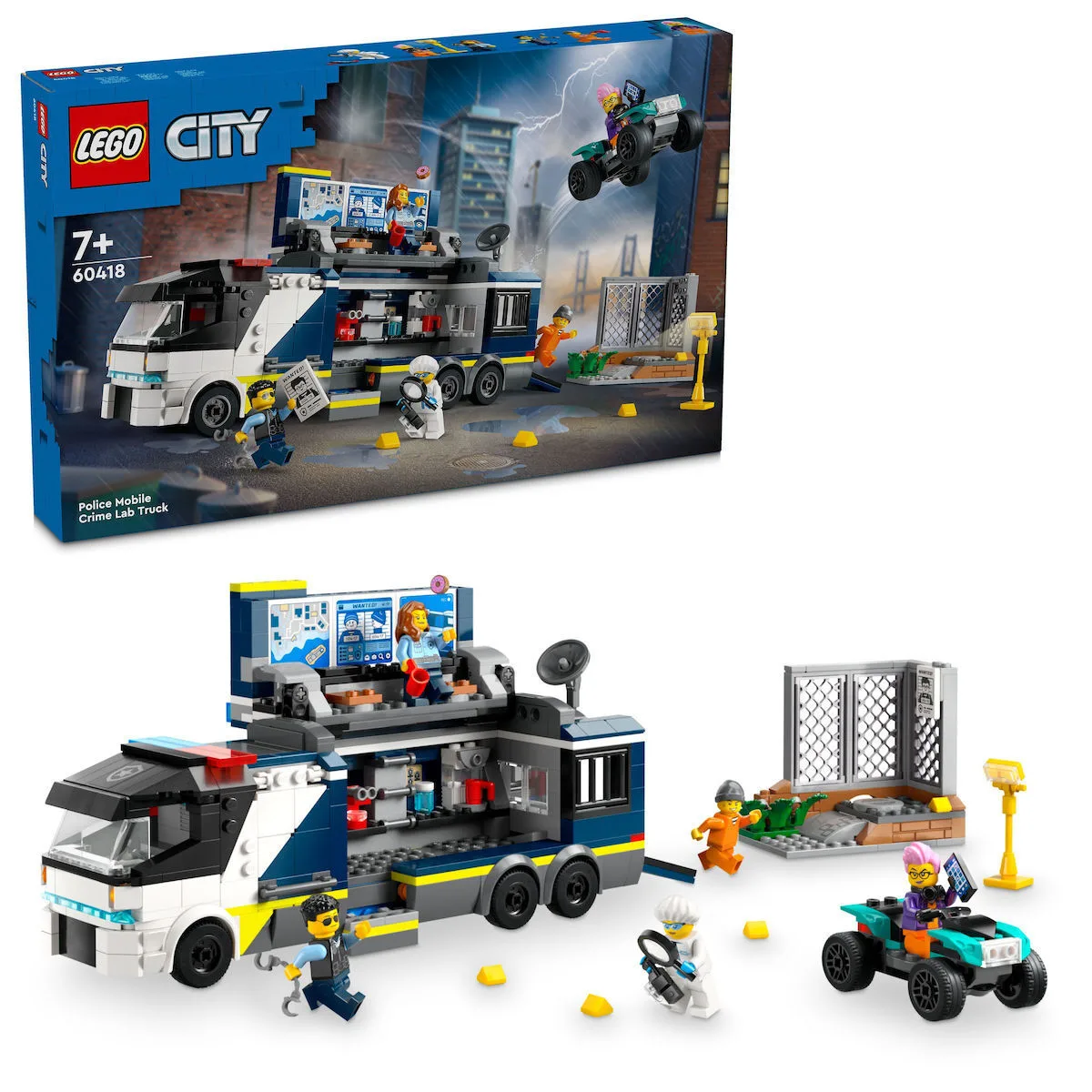 LEGO City Police Mobile Crime Lab Truck για 7+ Ετών 60418 - Image 1