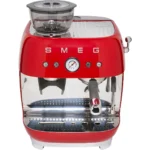 Smeg Μηχανή Espresso 1650W Πίεσης 15bar Κόκκινη EGF03RDEU