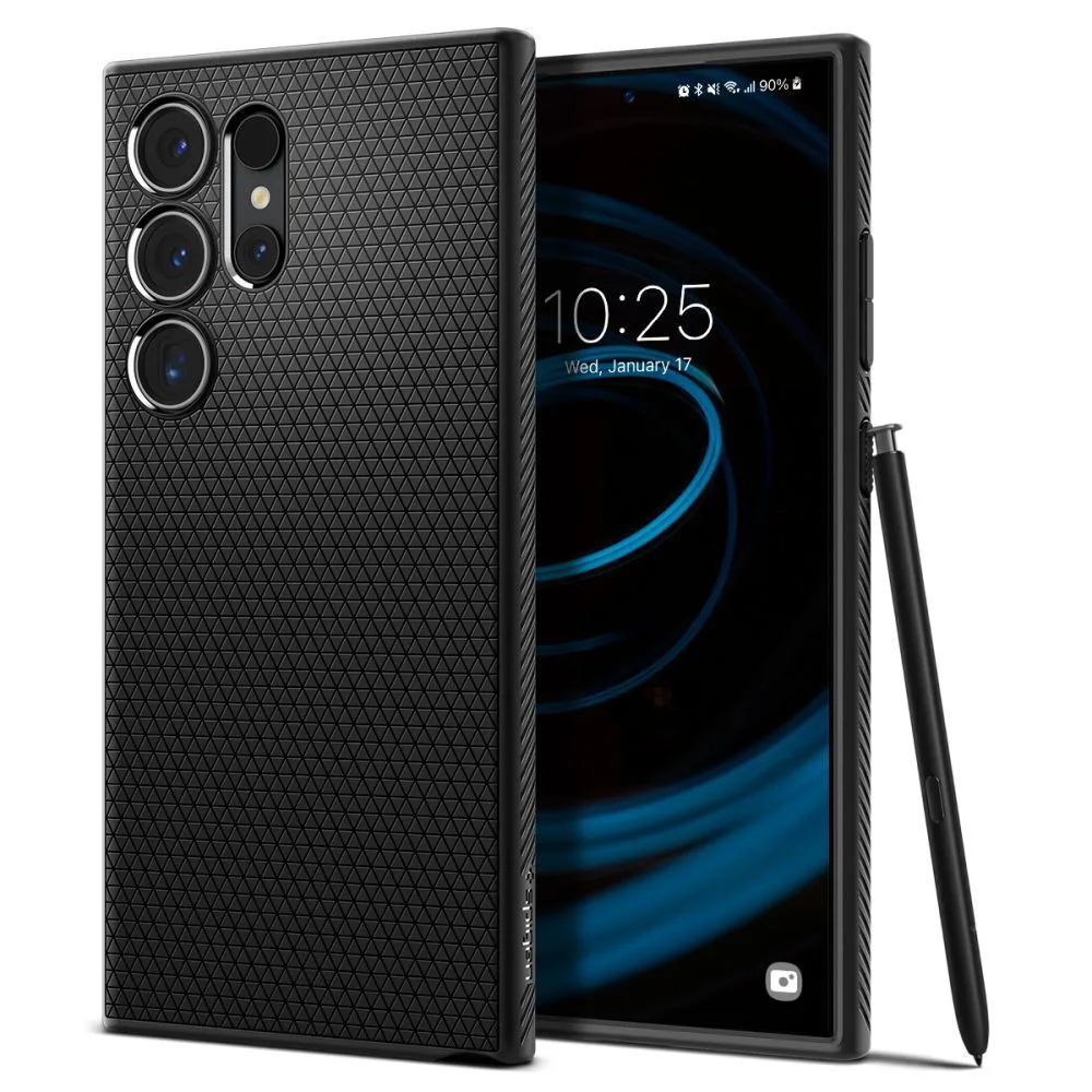 20240118121543_spigen_liquid_air_back_cover_silikonis_matte_black_galaxy_s24_ultra_acs07287 Spigen Liquid Air Back Cover Σιλικόνης Matte Black (Galaxy S24 Ultra) ACS07287 - Image 1