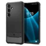 Spigen Rugged Armor Back Cover Πλαστικό 2mm Σετ με Τζαμάκι Μαύρο (Galaxy S24) ACS07346