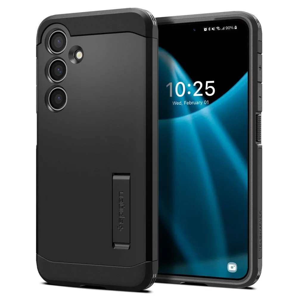 20240118130328_spigen_tough_back_cover_anthektiko_mayro_galaxy_s24_acs07355 Spigen Tough Armor Back Cover Πλαστικό 2mm Μαύρο (Galaxy S24) ACS07355 - Image 1