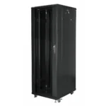 Lanberg Επιδαπέδια Καμπίνα Rack 37U 60x80x182.6cm Μαύρο FF01-6837-12B