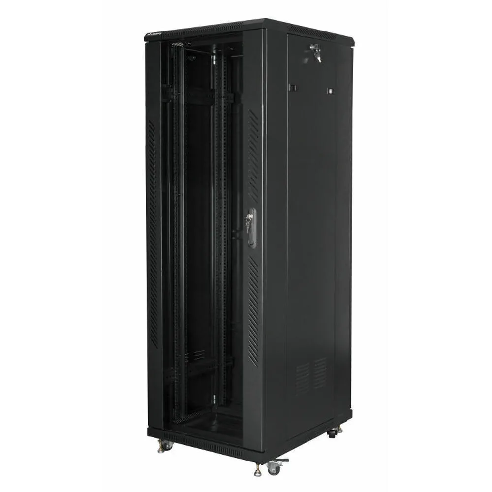 Lanberg Επιδαπέδια Καμπίνα Rack 37U 60x80x182.6cm Μαύρο FF01-6837-12B - Image 1
