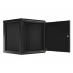 Lanberg Επιτοίχια Καμπίνα Rack 12U 60x60x64.5cm Μαύρο WF01-6612-00B