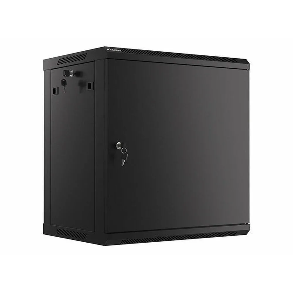 Lanberg Επιτοίχια Καμπίνα Rack 12U 60x45x64.5cm Μαύρο WF01-6412-00B - Image 1