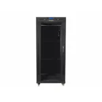 Lanberg Επιδαπέδια Καμπίνα Rack 22U 80x80x123.9cm Μαύρο FF01-8822-12BL