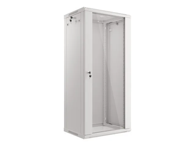 Lanberg Επιτοίχια Καμπίνα Rack 27U 60x45x130.7cm Λευκό WF01-6427-10S - Image 1